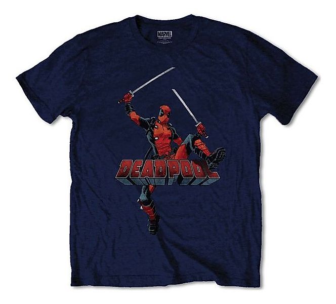 Bravado T-Shirt Marvel Comics Deadpool Logo Jump günstig online kaufen