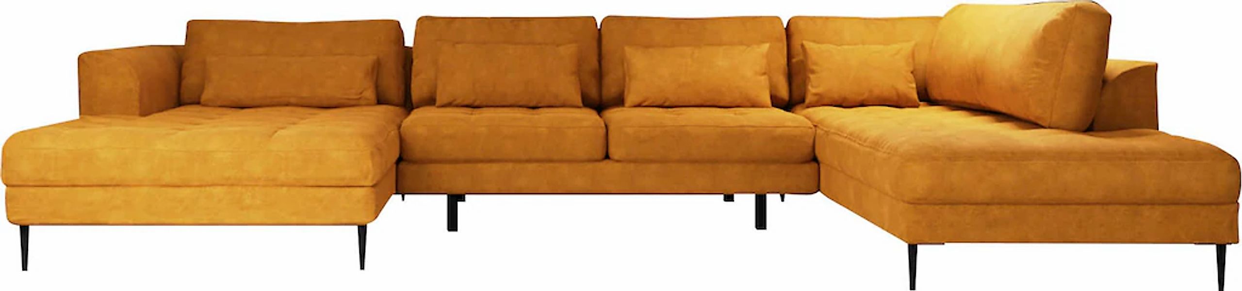 TRENDMANUFAKTUR Wohnlandschaft "Luzi, gemütliches Sofa, extra viel Platz, v günstig online kaufen