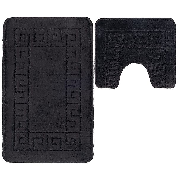 Ribelli Badematte Badezimmerteppich Set 2tlg, Badezimmermatte günstig online kaufen