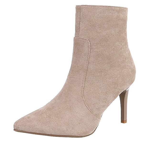 Ital-Design Elegante Ankle Boots für Damen mit hohem Absatz High-Heel-Stief günstig online kaufen