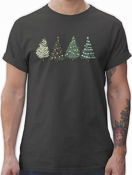 Shirtracer T-Shirt Weihnachtsbäume Weihachten Kleidung günstig online kaufen