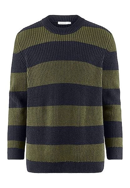 Hessnatur Strickpullover aus Bio-Baumwolle und Bio-Merinowolle (1-tlg) günstig online kaufen