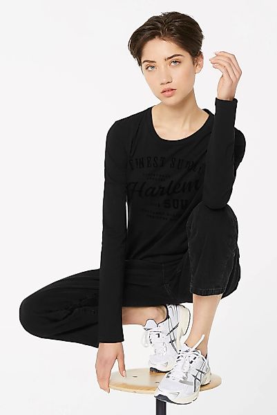 Harlem Soul Langarmshirt aus Baumwolle günstig online kaufen
