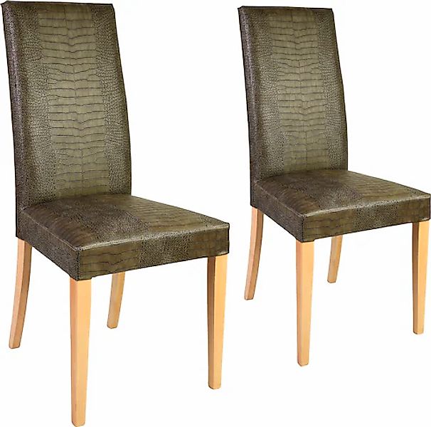Home affaire Polsterstuhl »Java«, (Set), 2 St., Kunstleder, Kunstlederbezug günstig online kaufen