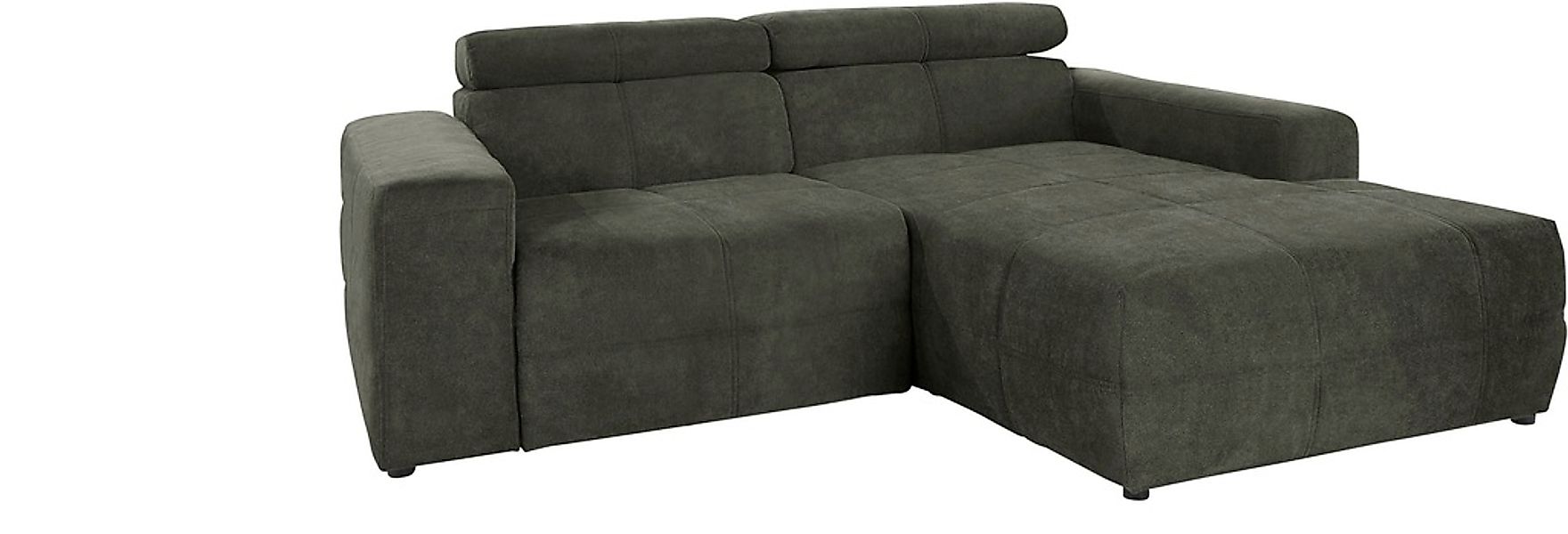 DOMO collection Ecksofa "Brandon, inkl. Kopfteilverstellung, B/T/H: 214/100 günstig online kaufen