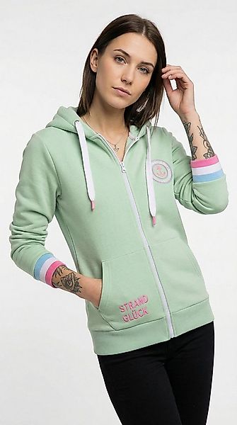 Zwillingsherz Kapuzensweatjacke Regular-Fit, Kapuze, Langarm, Reißverschlus günstig online kaufen