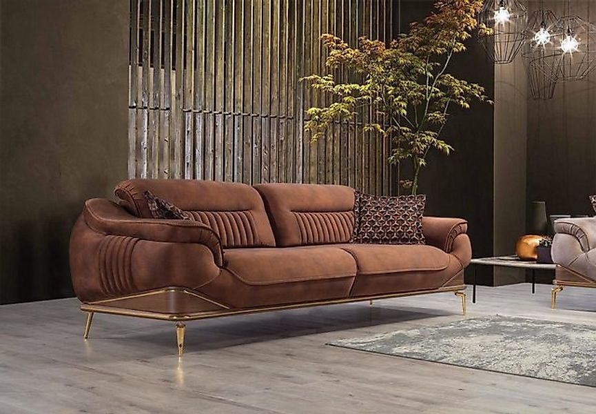 Xlmoebel Sofa Modernes Luxus-Dreisitzer-Sofa für das Wohnzimmer mit zeitgem günstig online kaufen