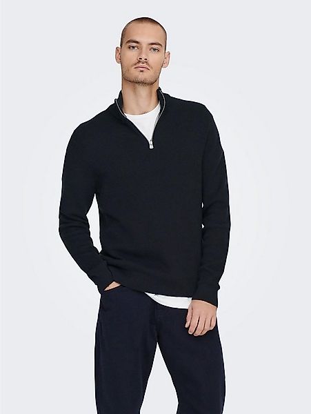 ONLY & SONS Strickpullover Freizeit ONSPHIL Polo Strick ONSPHIL REG 12 STRU günstig online kaufen