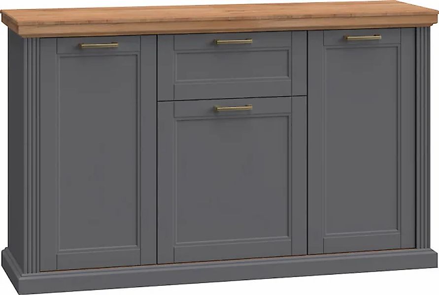 Home affaire Sideboard "Tara, Landhaus Kombikommode B/T/H: 138/48/91 cm, FS günstig online kaufen