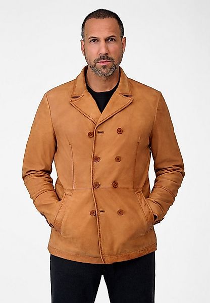 RICANO Lederjacke Victor Vegetarisch gegerbtes Büffel-Nappa-Leder günstig online kaufen