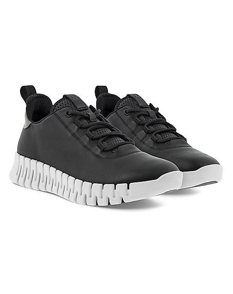 Ecco Gruuv Lea (weiches Nappaleder) schwarz Damen Sneaker günstig online kaufen