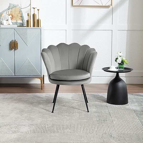 Woltu Relaxsessel, Sessel Wohnzimmer in Blumenform, günstig online kaufen