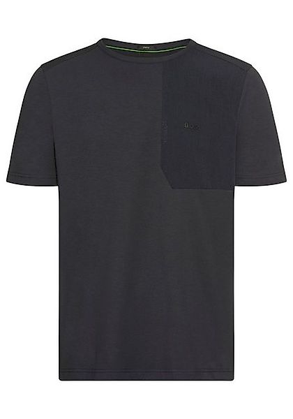BOSS GREEN T-Shirt Tee PKT Glamping mit Materialmix günstig online kaufen