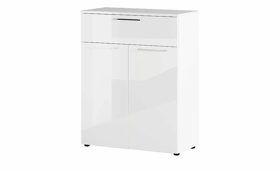 uno Sideboard  Glossy ¦ weiß ¦ Maße (cm): B: 83 H: 107 T: 40 Kommoden & Sid günstig online kaufen