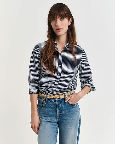 Gant Hemdbluse Popeline-Bluse günstig online kaufen