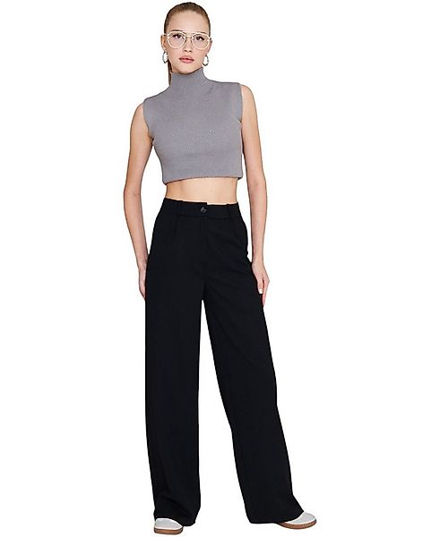 fashionshowcase Palazzohose Damen Stoffhose Marlenehose mit elastischem, ho günstig online kaufen