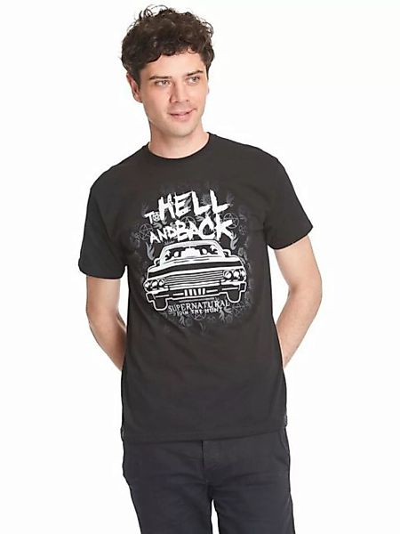 Supernatural To Hell Herren T-Shirt schwarz günstig online kaufen