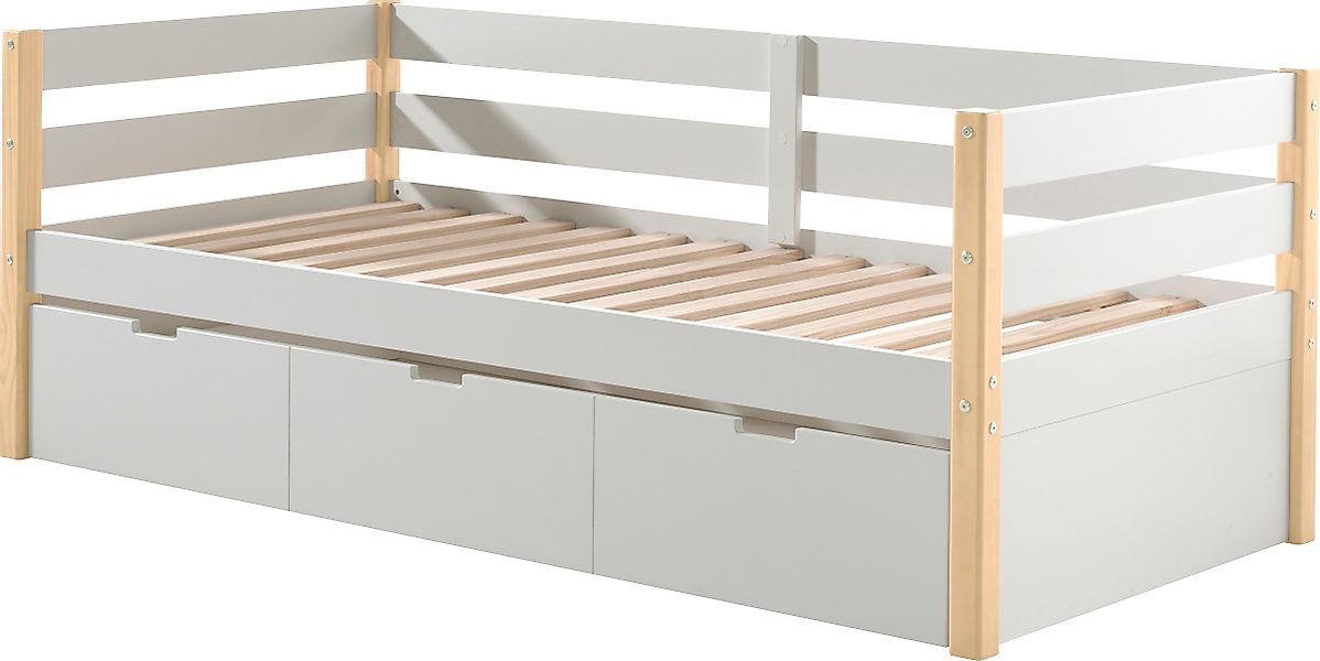 Vipack Einzelbett »Magrit, Kojenbett mit seitlichem Umbau, Liegefläche 90 x günstig online kaufen