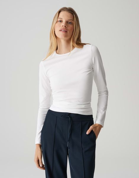 OPUS Langarmshirt SMILLA aus Jersey figurbetont günstig online kaufen