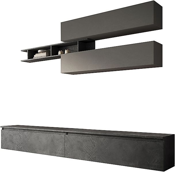 INOSIGN Wohnwand »INFINITY, 5tlg. Breite 276 cm, Höhe variabel, Schrankwand günstig online kaufen