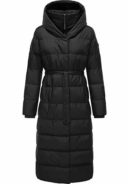 Ragwear Steppmantel "Niara Long", Gesteppter langer Damen Mantel mit Bindeb günstig online kaufen