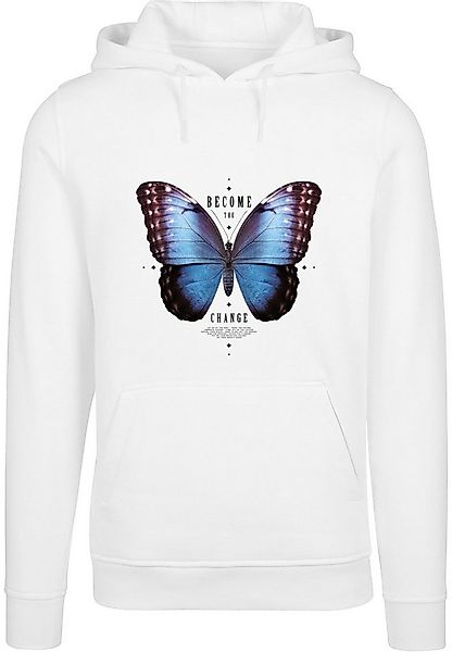 MisterTee Kapuzensweatshirt MisterTee Herren Become The Change Butterfly Ho günstig online kaufen