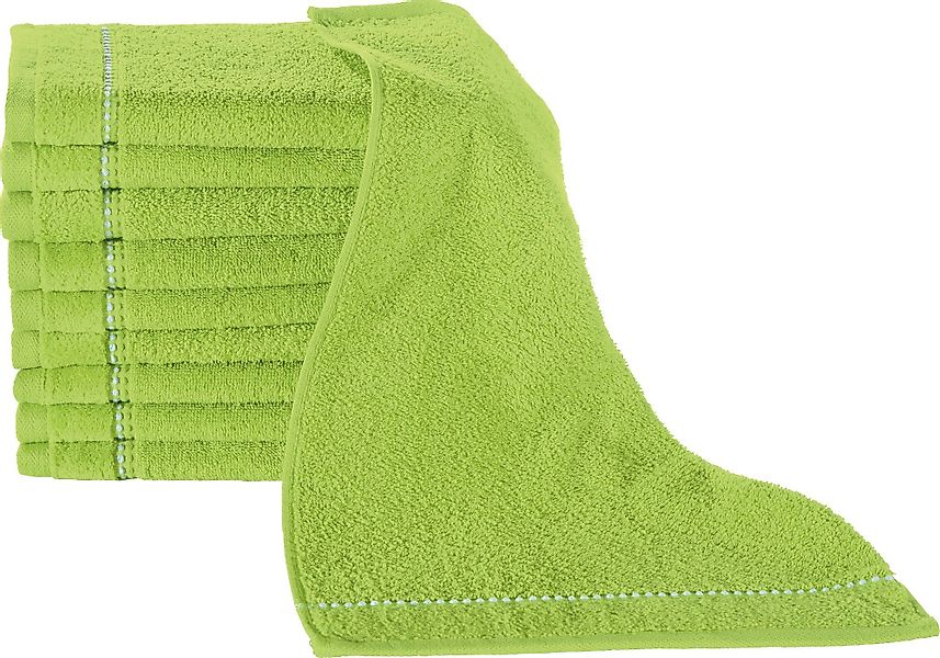 Erwin Müller Gästehandtuch Gästetuch "Mannheim" 10er-Pack, günstig online kaufen