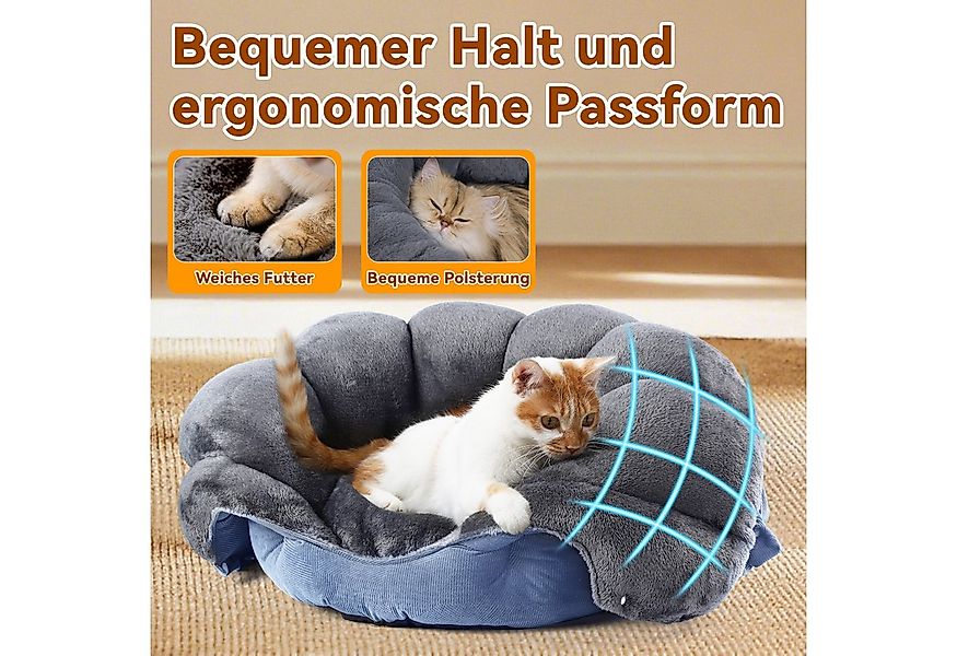 Rywell Tierbett Hundebett Katzenbett, 2-in-1 Haustierbett aus Flanell & Arc günstig online kaufen
