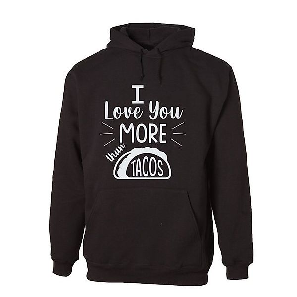 G-graphics Hoodie I love you more than Tacos Unisex mit trendigem Frontprin günstig online kaufen