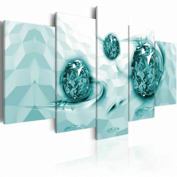 artgeist Wandbild Embedded In Turquoise blau/weiß Gr. 200 x 100 günstig online kaufen