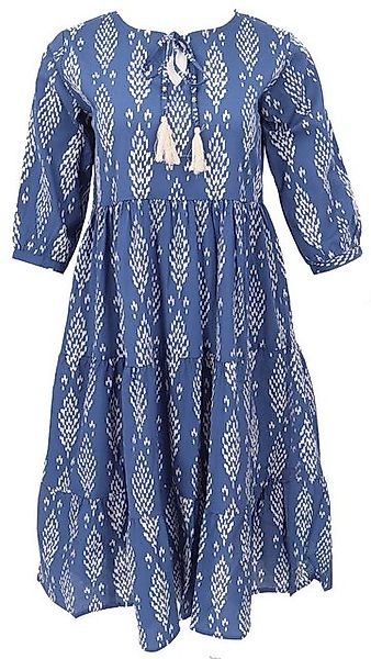 Guru-Shop Midikleid Boho Sommerkleid, bedrucktes Midikleid,.. alternative B günstig online kaufen