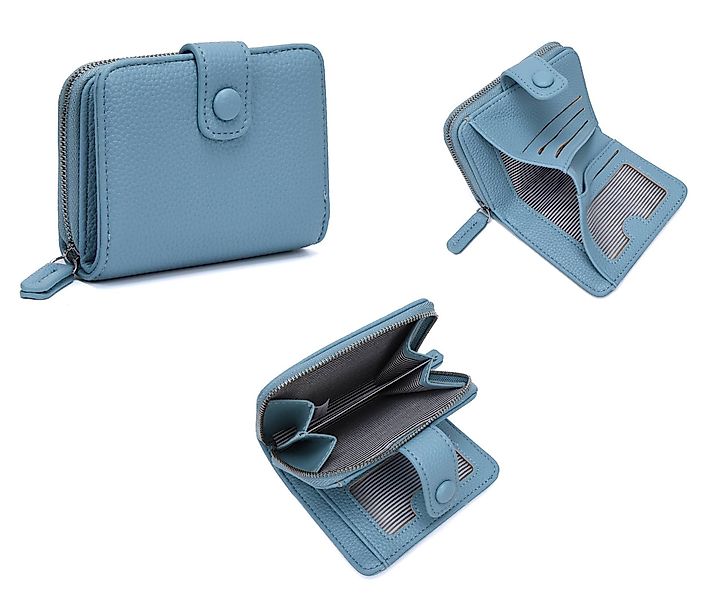 ITALYSHOP24 Geldbörse Damen Kreditkartenetui Brieftasche Portemonnaie günstig online kaufen