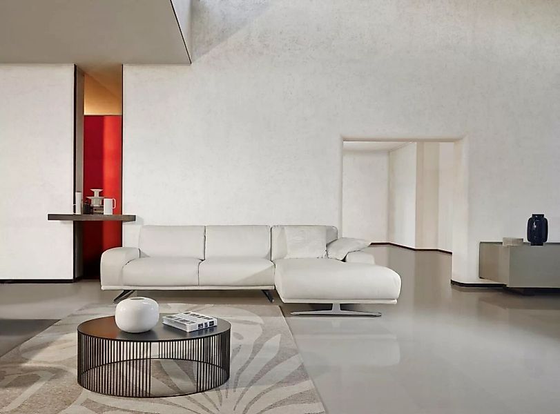 JVmoebel Ecksofa Ecksofa L Form Luxus Wohnzimmer Möbel Sofa Design Weiß Ita günstig online kaufen