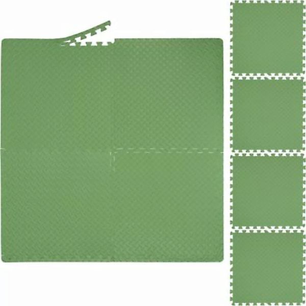relaxdays Grüne Bodenschutzmatte im 8er Set grün günstig online kaufen