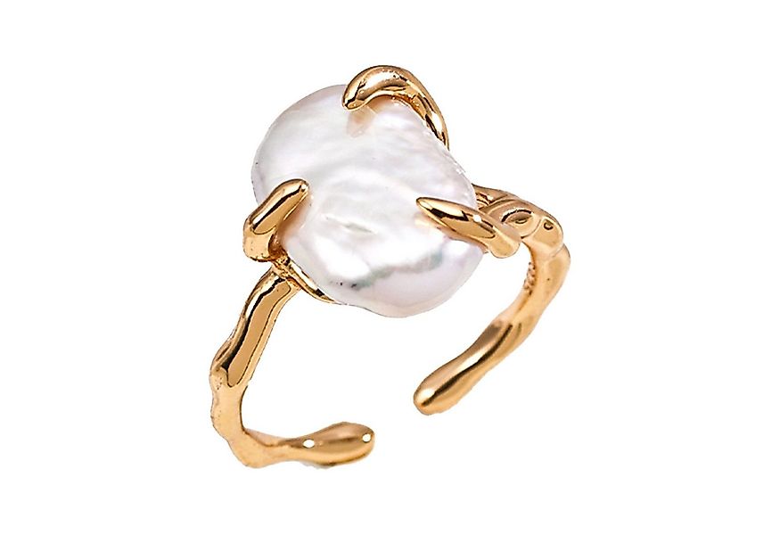 Jumpeak Silberring ring silber 925 damen,perlen ring,18kring vergoldet,ring günstig online kaufen