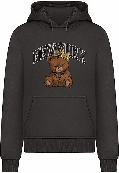 MisterTee Kapuzensweatshirt "MisterTee NY Crowned Bear Hoody", (1 tlg.) günstig online kaufen