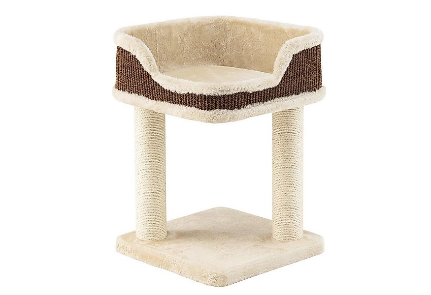 KOMFOTTEU Kratzbaum Katzenbaum, mit gepolstertem Sitzbrett, Sisal-Kratzstäm günstig online kaufen