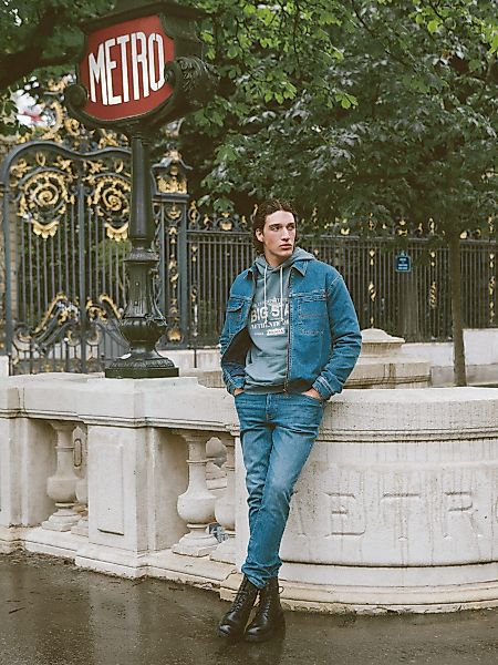 BIG STAR Tapered-fit-Jeans HARPER hohe Leibhöhe günstig online kaufen