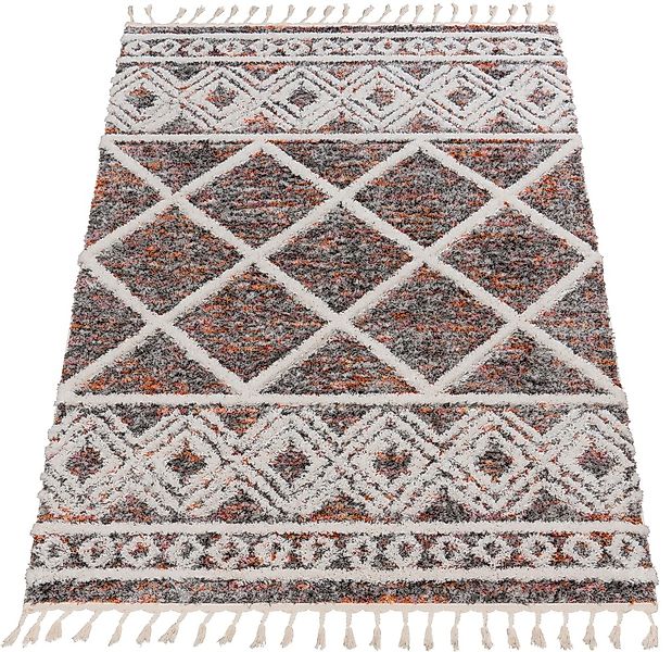 Paco Home Hochflor-Teppich »Monza 651«, rechteckig, 34 mm Höhe, meliert, Ra günstig online kaufen
