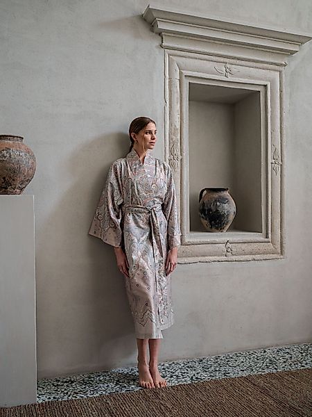 Bassetti Kimono ISOLABELLA, midi, Baumwolle, Gürtel, günstig online kaufen
