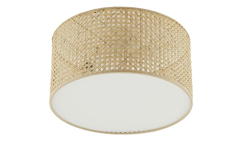 KHG Deckenleuchte  3-flammig  Wiener Geflecht   ¦ holzfarben ¦ Maße (cm): H günstig online kaufen