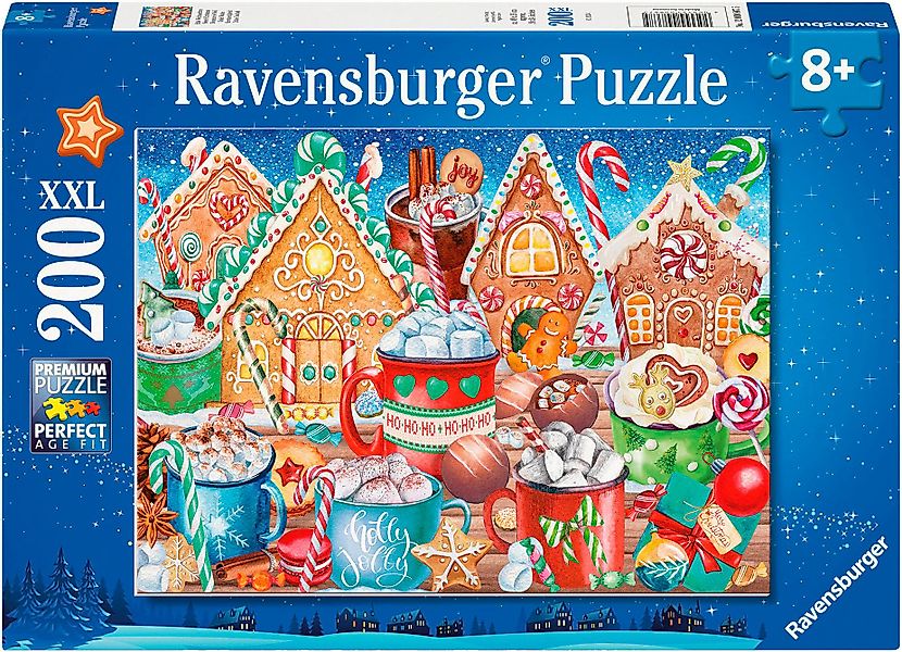 Ravensburger Puzzle Süße Weihnachten, 200 Puzzleteile, günstig online kaufen
