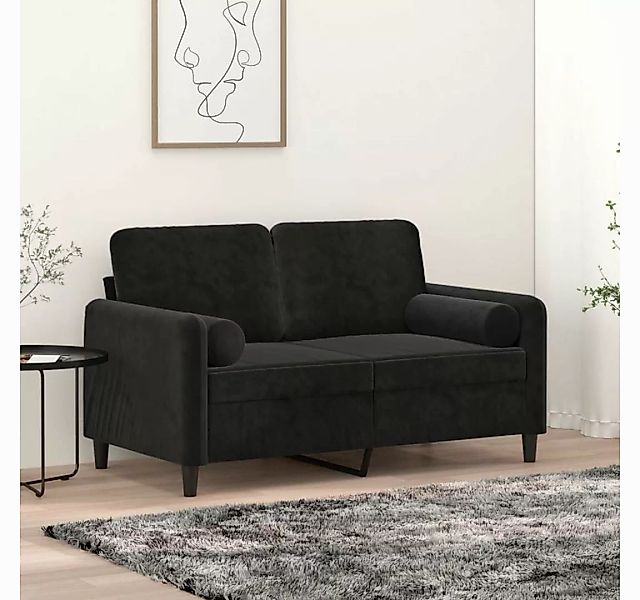 Nettlife Sofa 2-Sitzer-Sofa Doppelsofa mit Zierkissen 138/158/198 CM Samt günstig online kaufen