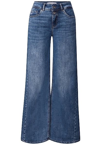 STREET ONE Weite Jeans Wide Leg Jeans Palazzo (1-tlg) günstig online kaufen