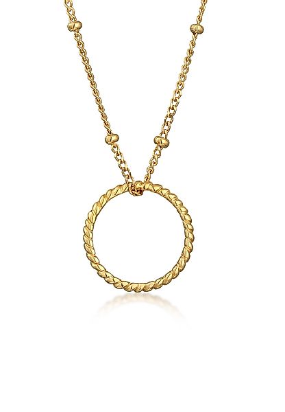 Elli Kette mit Anhänger Kreis Twisted günstig online kaufen