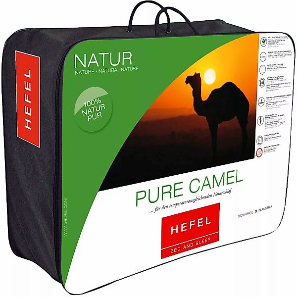 Hefel Naturhaarbettdecke Pure Camel, Füllung: 100% günstig online kaufen