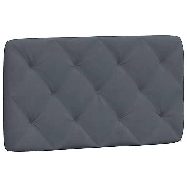vidaXL Kopfteil-Kissen Dunkelgrau 90 cm Samt 374709 günstig online kaufen