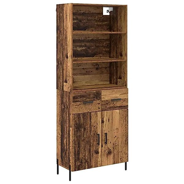 vidaXL Highboard Altholz 69,5 x 32,5 x 180 cm Holzwerkstoff 3415645 günstig online kaufen