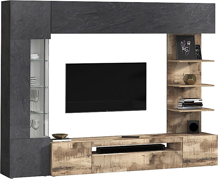 OTTO home Wohnwand Wohnwand New Egypt, Anbauwand, Medienwand, Wohnzimmerwan günstig online kaufen