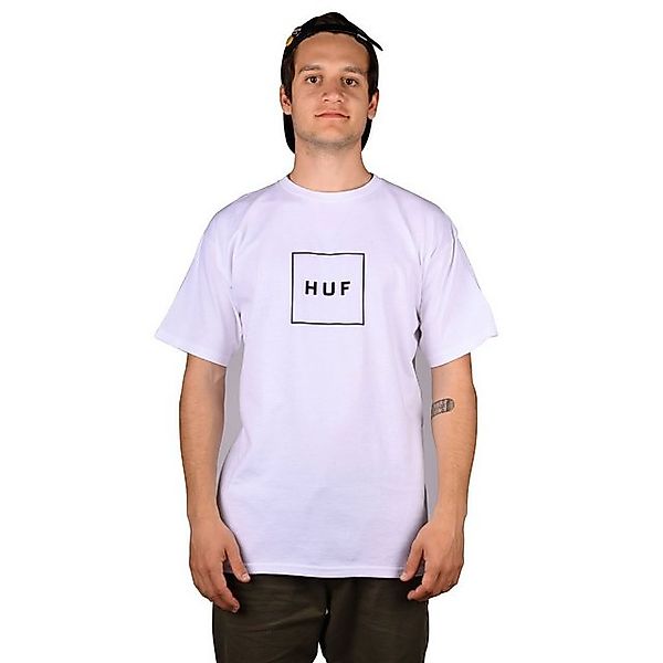 HUF T-Shirt Box Logo - white günstig online kaufen